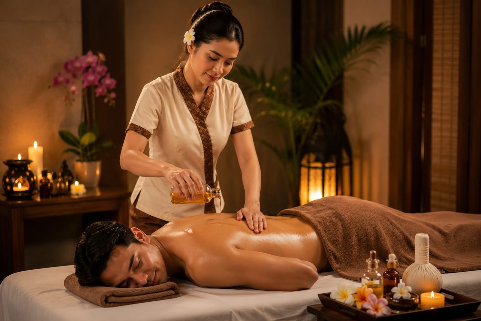 Aromatherapy massage at Ayora Wellness Spa